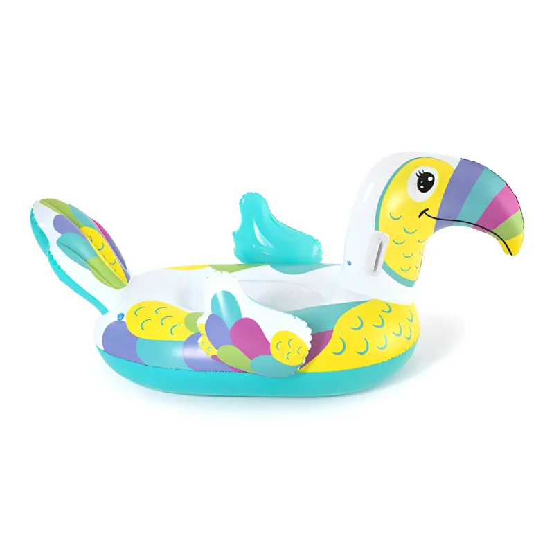 BESTWAY Swim Rings Ethenyl Unisex 173x91 Centimeters Blue Yellow-3
