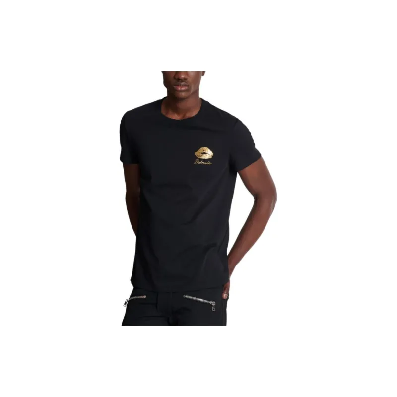 BALMAIN Kiss Printed T Shirt-5