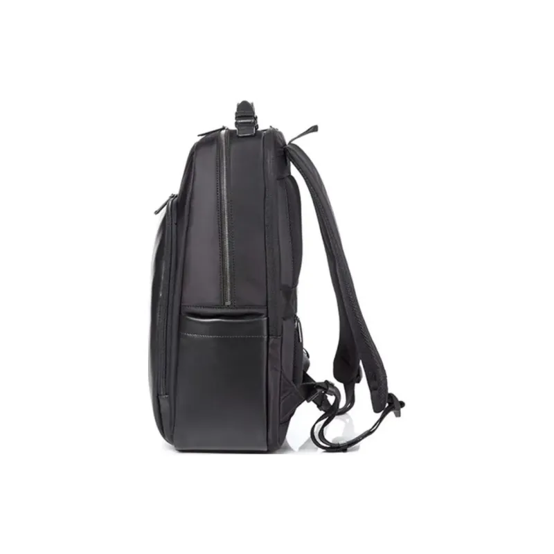 SAMSONITE Nylon Spell PU Backpack Men's Black-1