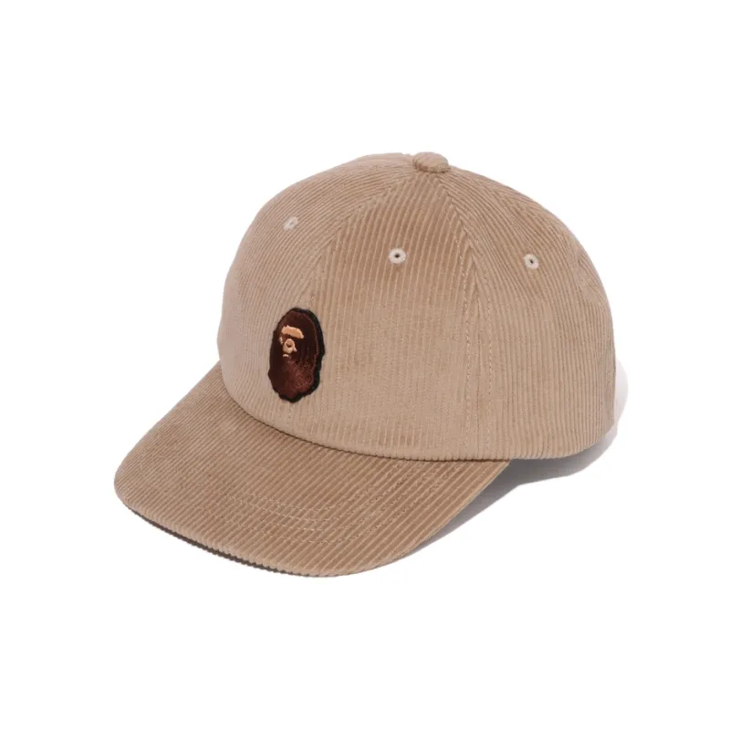 A BATHING APE ® Ape Head Corduroy Cap-0