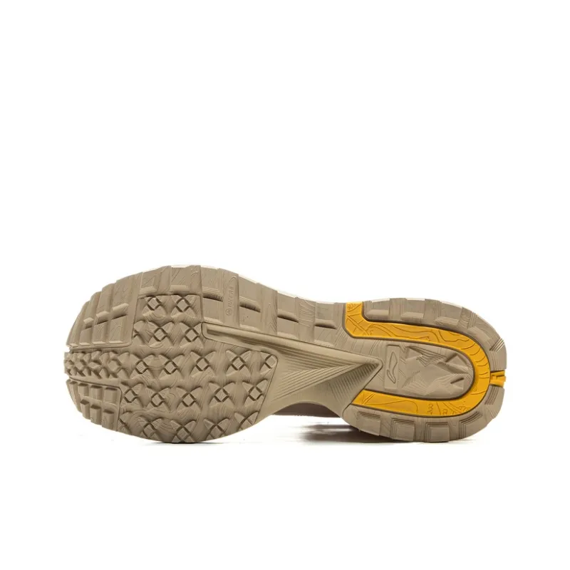 LiNing CF Su Xingchuan Anti-Slip Wear-Resistant High-Top Trekking Shoes Unisex Brown Yellow-6