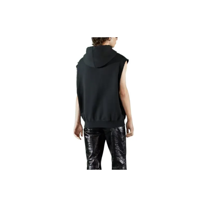 GUCCI Cotton Jersey Sleeveless Sweatshirt-3