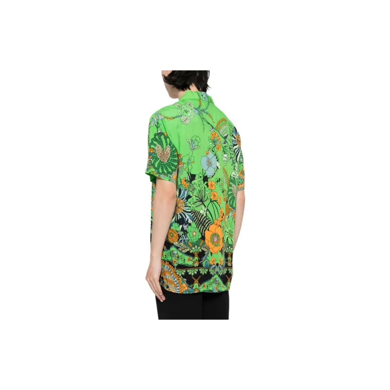 Camilla Floral print Modal Shirt-3