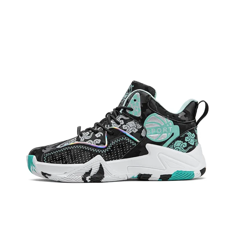 VAEL Cushioned Anti Slip Wear Resistant Waterproof Breathable Moisture Wicking Mid Top Basketball Shoes Men's-10