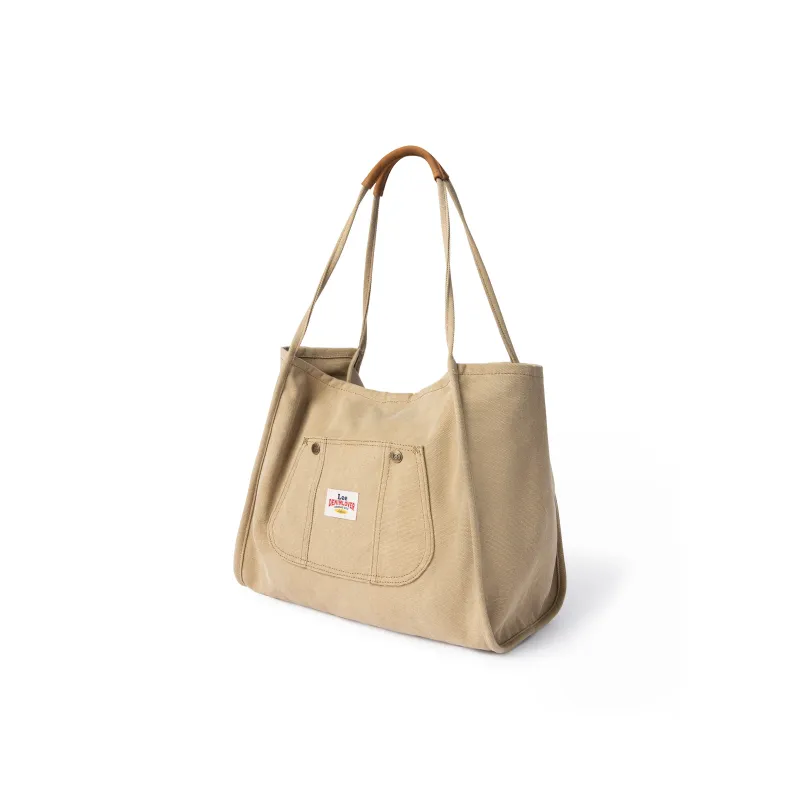 Lee Denim Tote Bag, Shopping Bag, Shoulder Bag Unisex Sand Stone/Vintage Denim Blue/Gray/Peach Pink-1