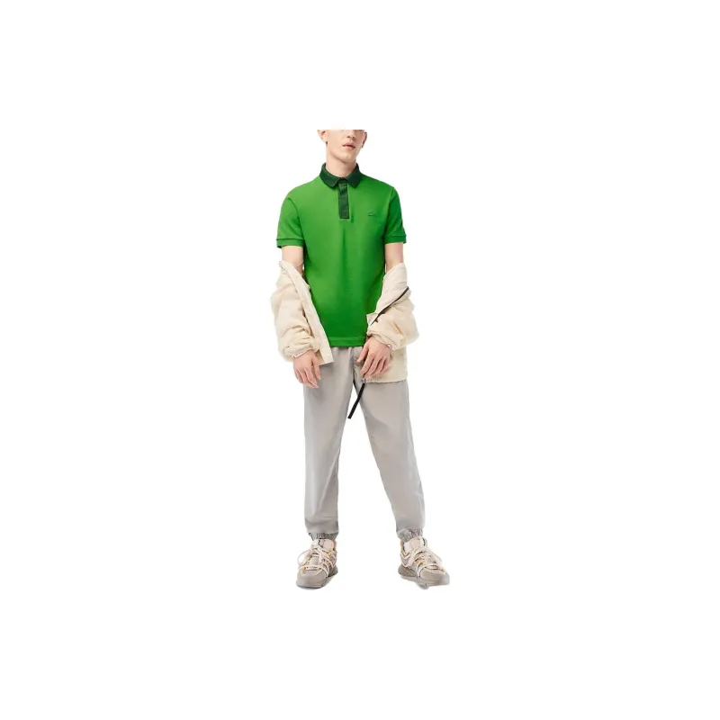 LACOSTE Polo Shirts Men Green-1