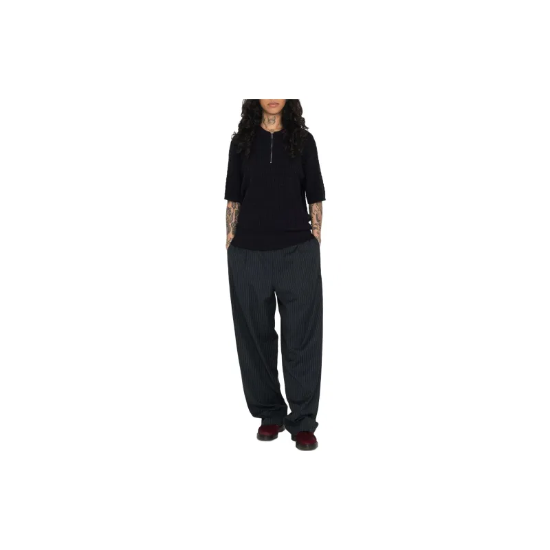Stussy Half Zip Polo Sweater-4