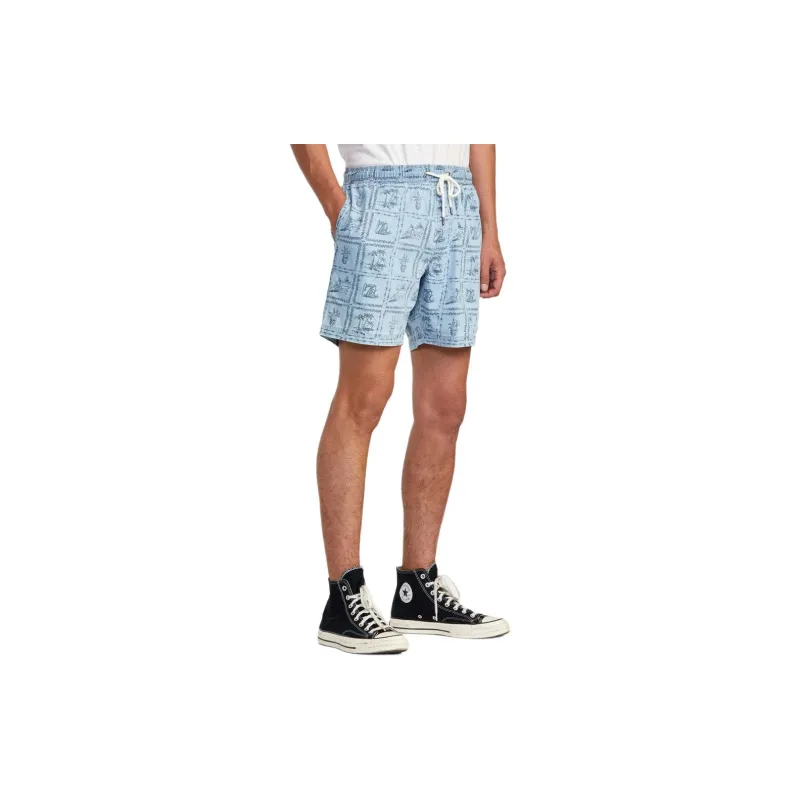 RVCA Casual Shorts Men Denim-4