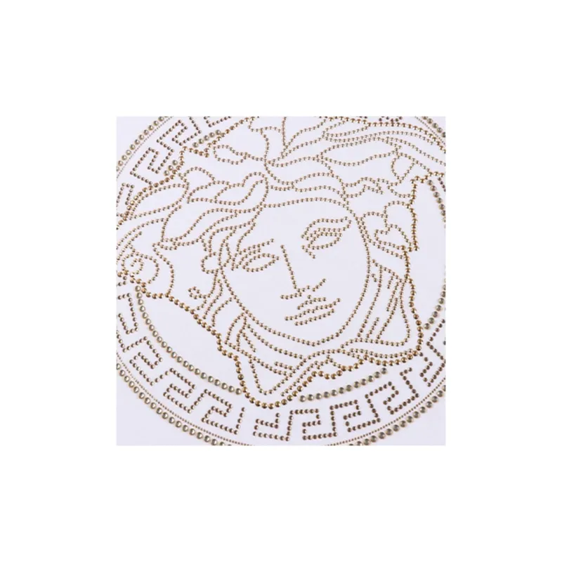 VERSACE Medusa Motif Studded T-shirt-5