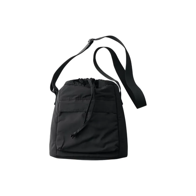 UNIQLO Polyester Crossbody Bag, Shoulder Bag Mini Unisex Black-0