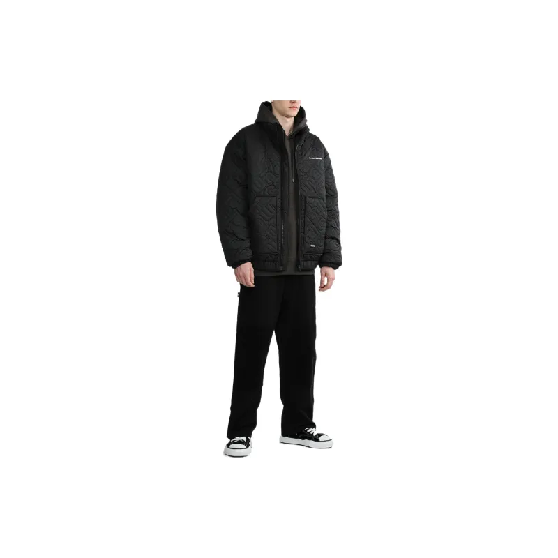 UNDERGARDEN Shiny Stand Collar Without Hood Thickened Down Jacket Men's-4