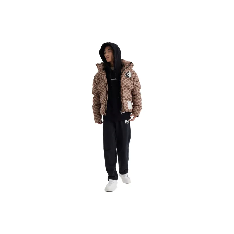 Mitchell Ness Down Jackets Men Brown-3