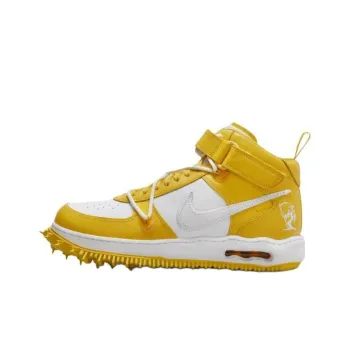 OFF WHITE Air Force 1 Varsity Maize Sneakers