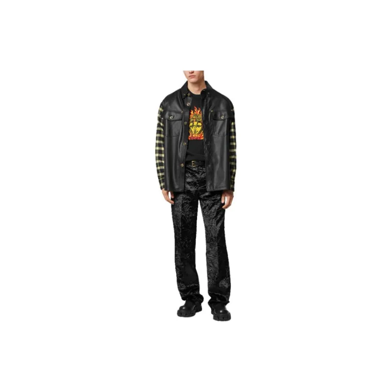 VERSACE Medusa Flame Embroidered Crewneck Sweatshirt-3
