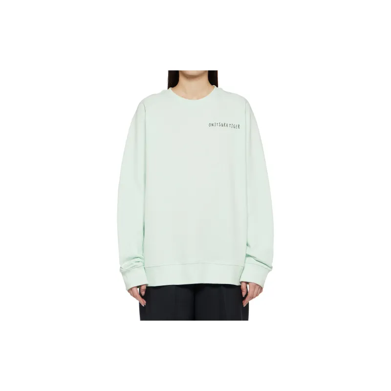 Onitsuka Tiger Sweatshirt Unisex Light Green-2