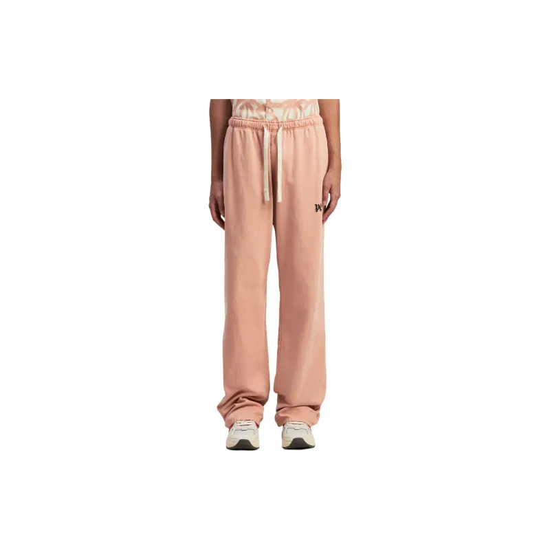 PALM ANGELS Monogram Embroidered Drawstring Pants-1