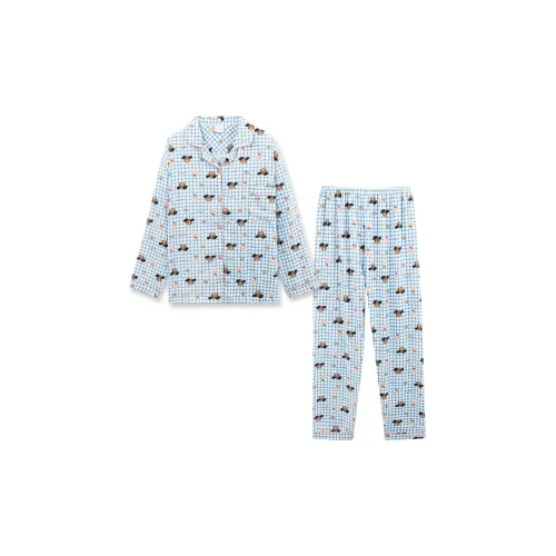 Sleeping Beauty Pajama Set Women's Blue