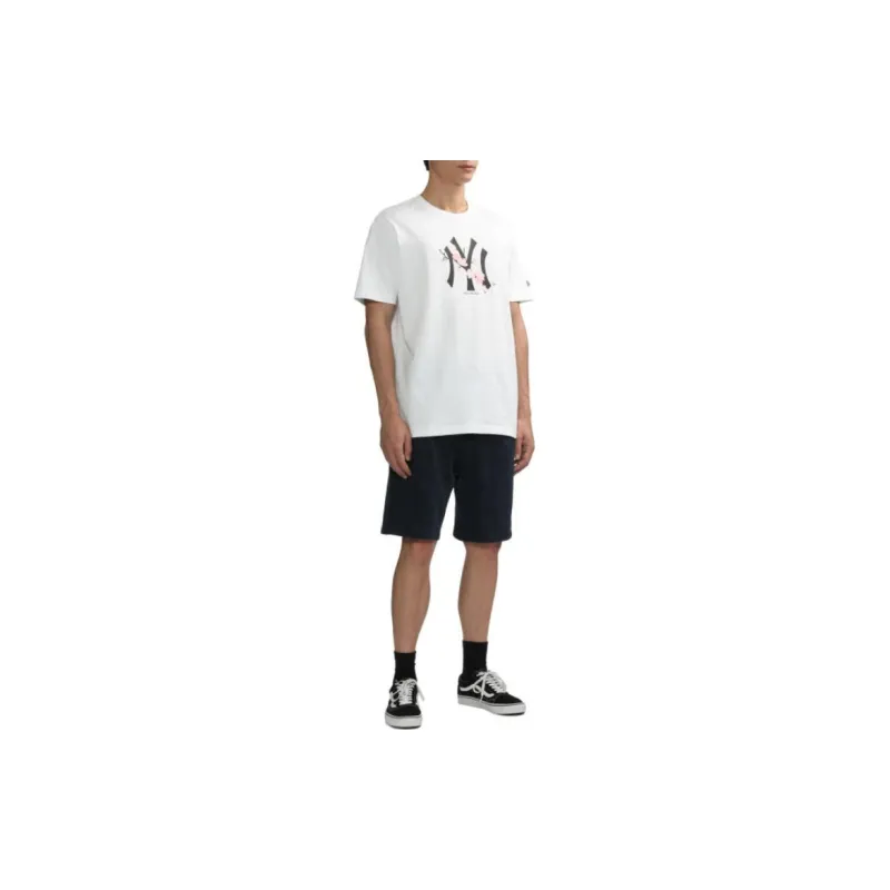 New Era T Shirts Men White-2