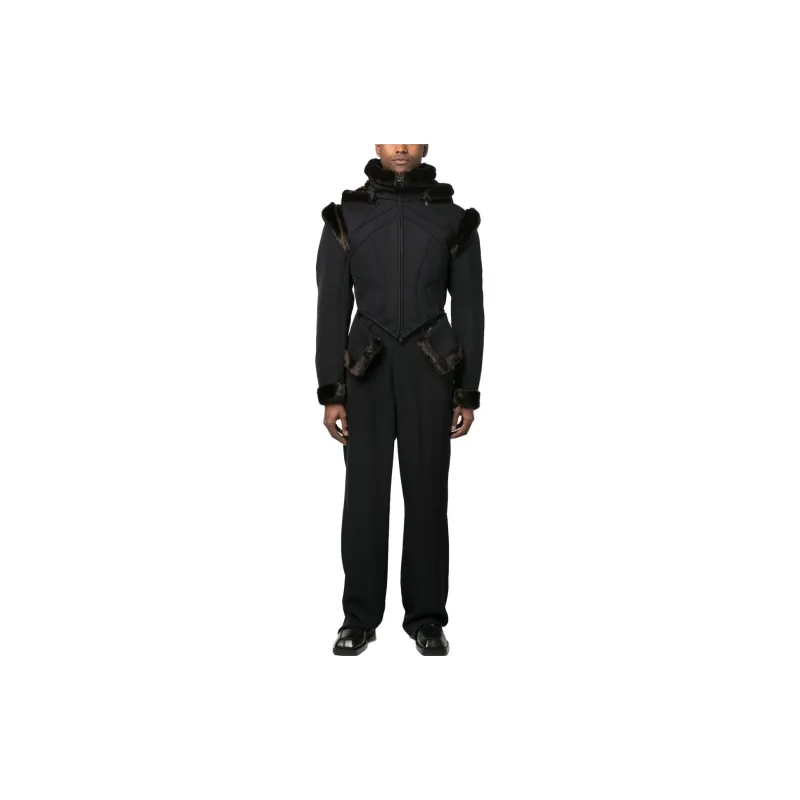 TRUSSARDI Jackets Men Black-3