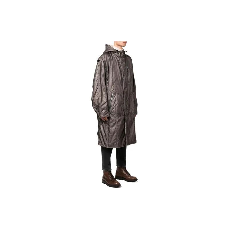 DIESEL Jackets Men Gray-1