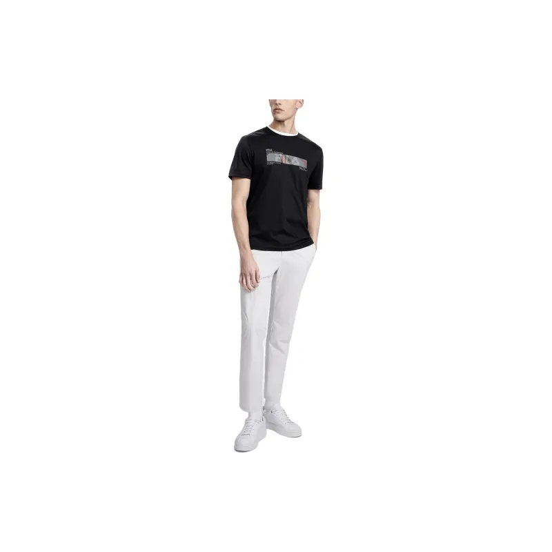 FILA T-Shirts Men Jet Black-2