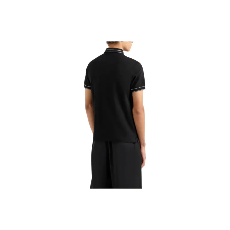 EMPORIO ARMANI Polo Shirt Men's Black-4