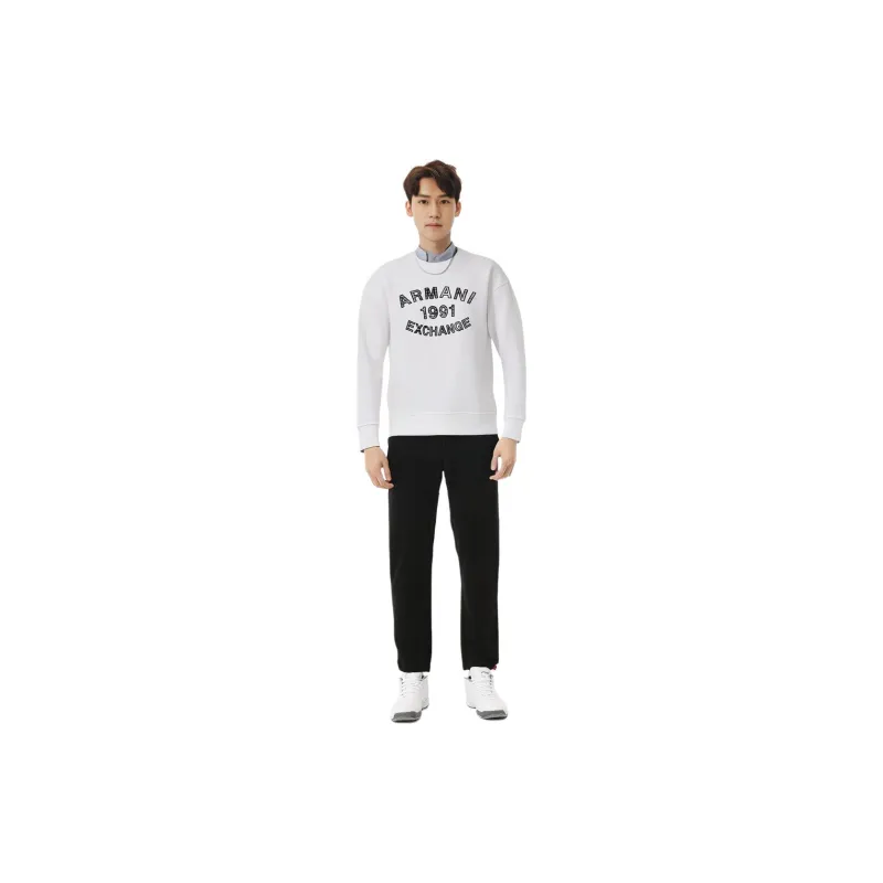 ARMANI EXCHANGE Sweatshirts Men White-2