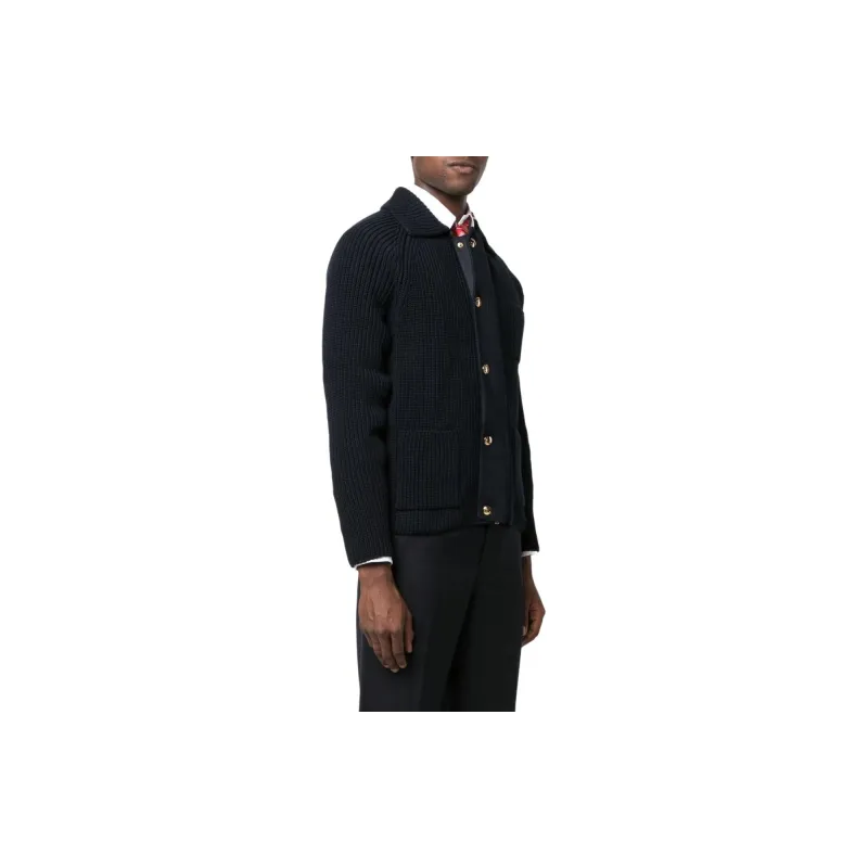 THOM BROWNE Sweaters Men Marine Blue-2