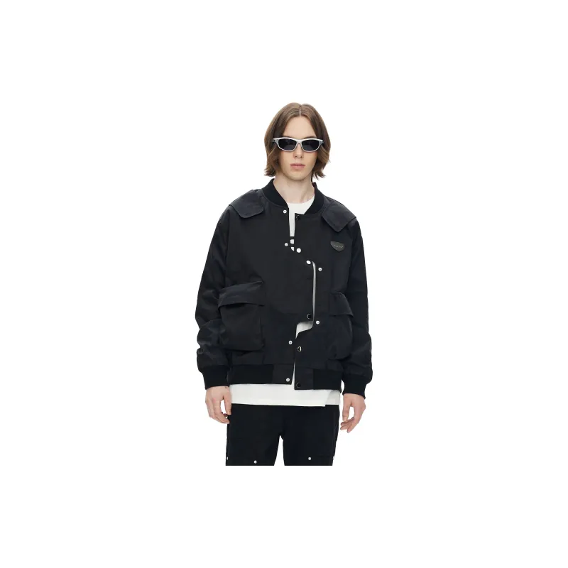 ICONS Lab Jackets Unisex Black-6