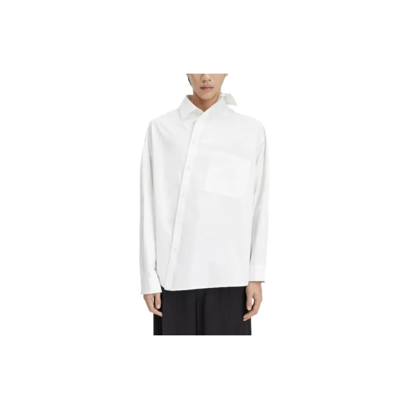 Jacquemus Asymmetric Long Sleeve Shirt-4