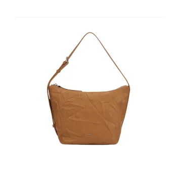 OMI Synthetic Leather Shoulder Bag Women's Black/White/Pink/Brown