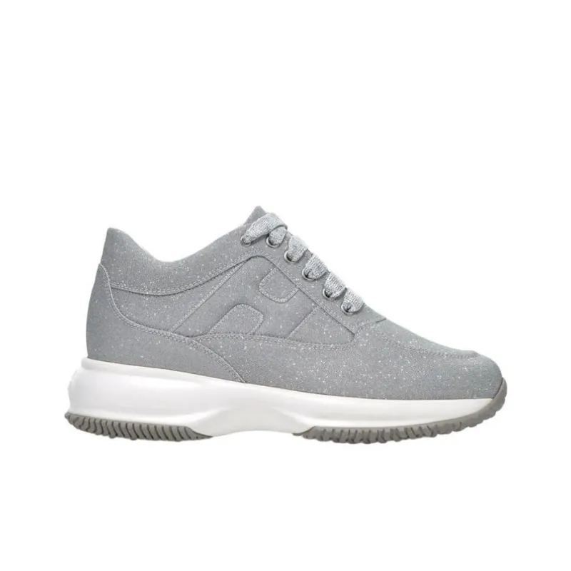 HOGAN Interactive Casual Shoes Women's Low-Top Silver-2