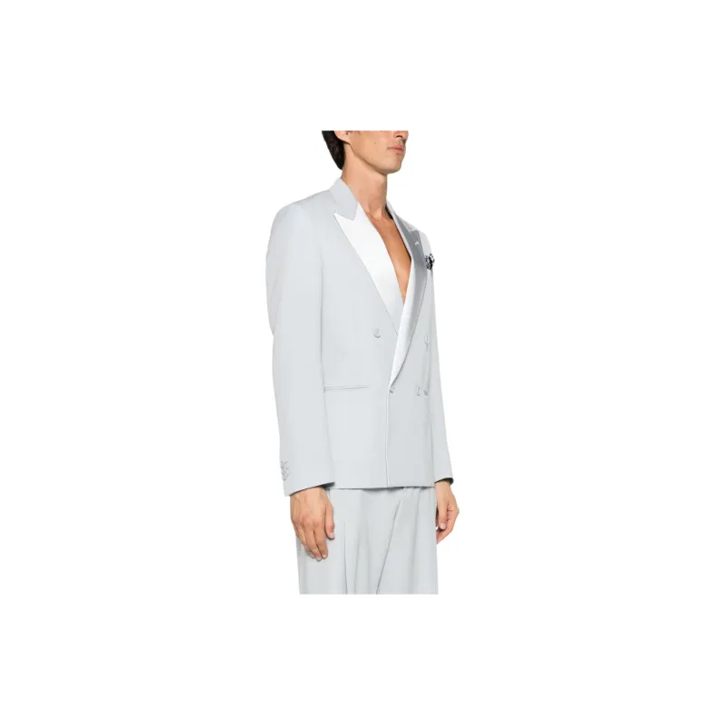 OFF-WHITE Peak-lapels Double-breasted Blazer-3