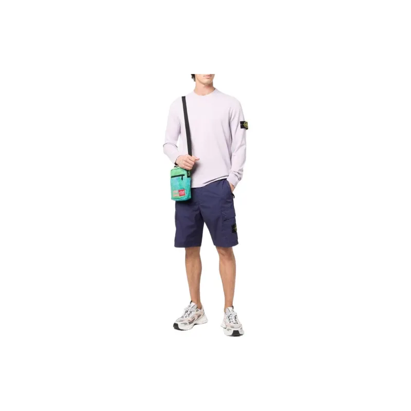 STONE ISLAND Sweaters Men Pink White-1
