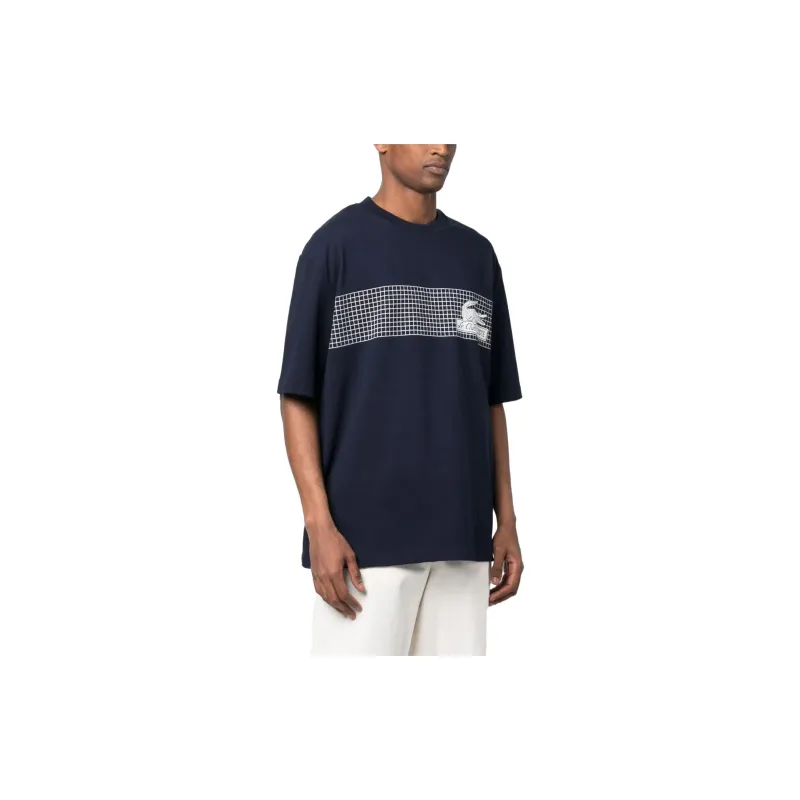 LACOSTE T Shirts Men Navy Blue-2