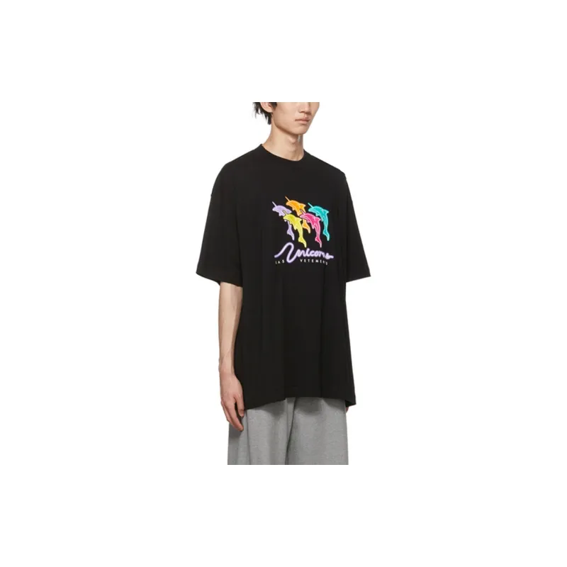 Vetements T Shirts Men Black-2