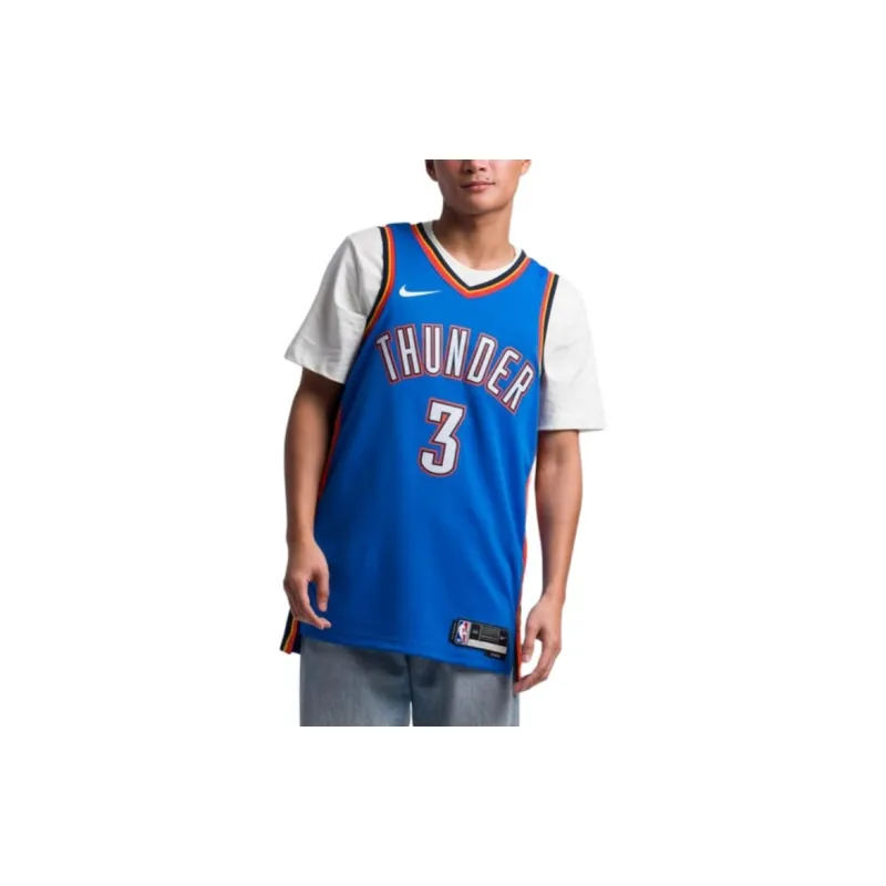 Nike x NBA Basketball Jerseys Unisex Blue-2