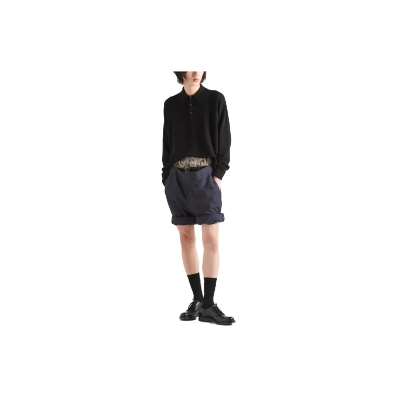 PRADA Cashmere Polo Shirt-2