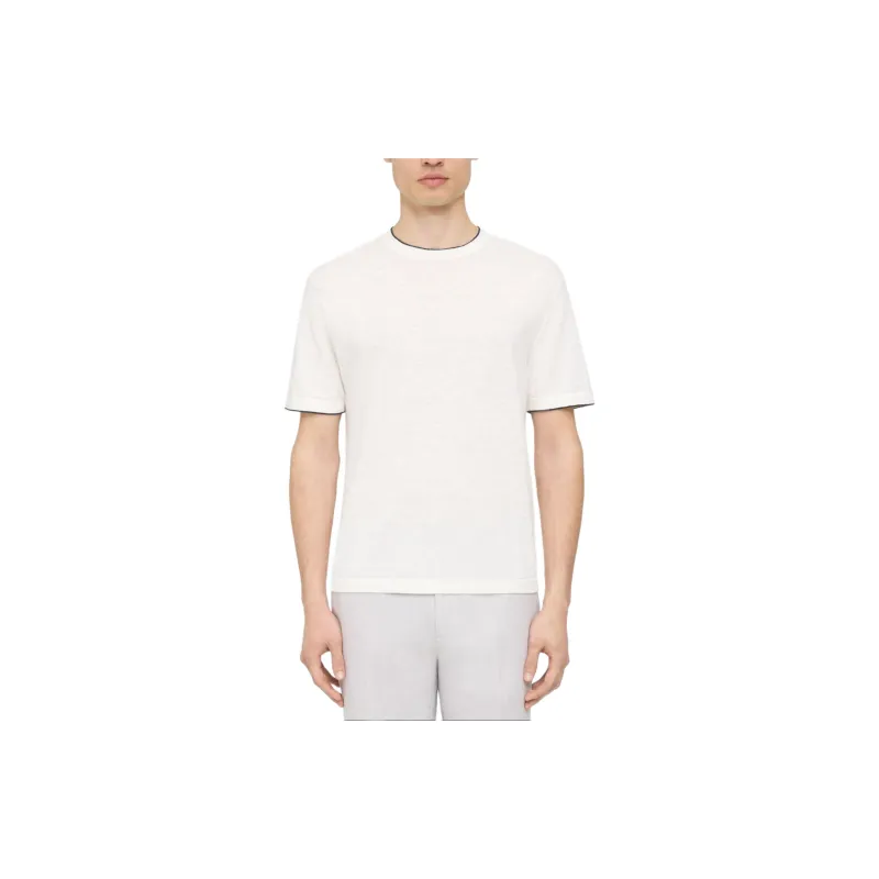 Loro Piana Gok T Shirt T Shirt Men's White-2