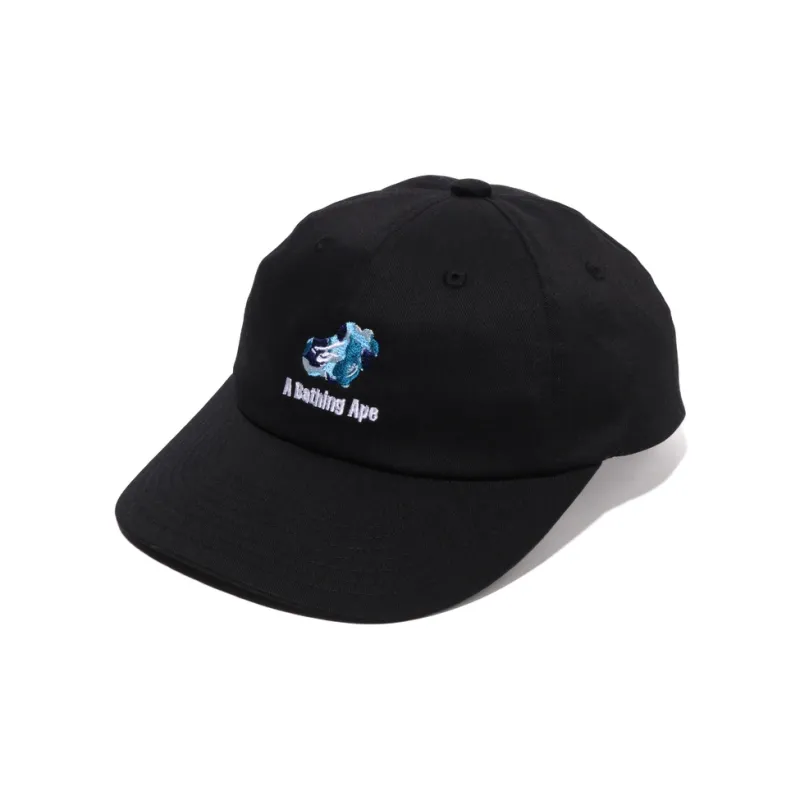 A BATHING APE Logo embroidered Cotton Cap-0