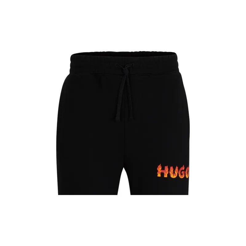 HUGO BOSS Mid rise Straight leg Track Pants-3