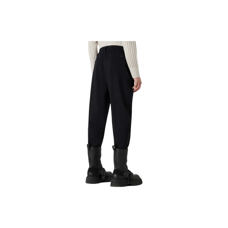 EMPORIO ARMANI Pressed crease Tapered Leg Trousers-2