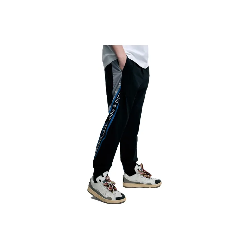 JOHN RICHMOND Knitted Sweatpants Men Black-3