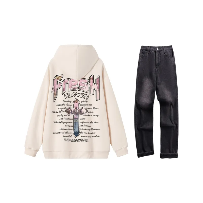 VniVerseVClub Sweatshirt Set Unisex-21