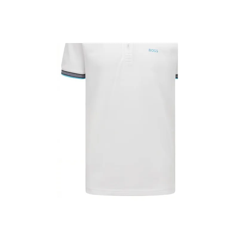 HUGO BOSS Polo Shirts Men White-5
