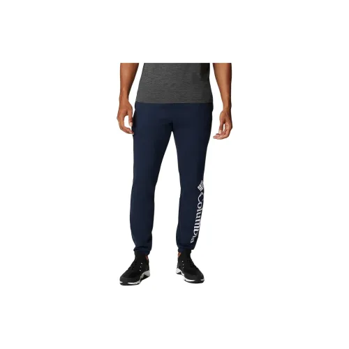 Columbia Trek Casual Pants Men Academy Marine Blue/White