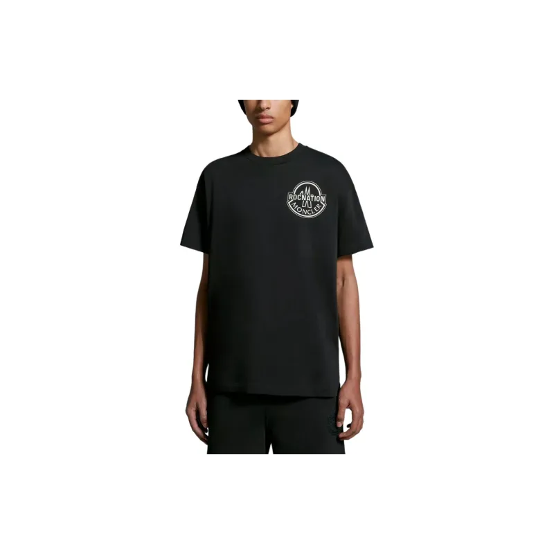 Moncler X Roc Nation By Jay Z Logo T Shirt-2