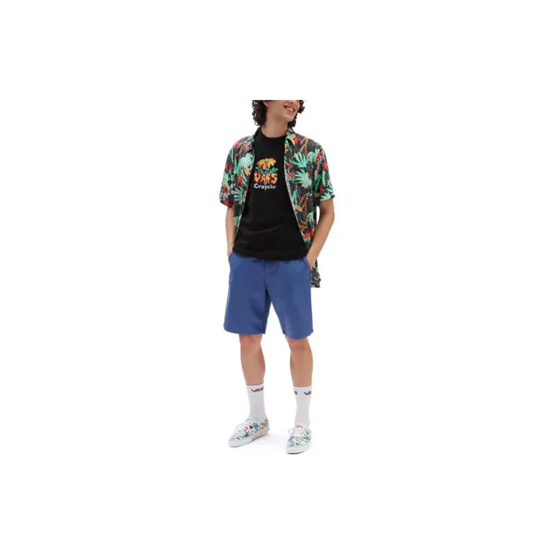 Crayola X Vans X Crayola Hot Flower T-Shirts Men Black-2
