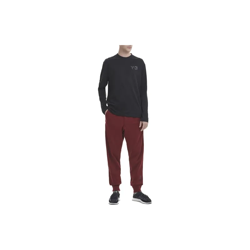 Y 3 Knitted Sweatpants Unisex Red-2