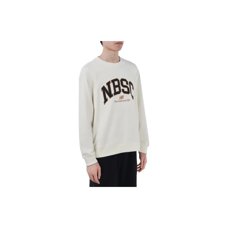 New Balance Sweatshirt Men's White-5